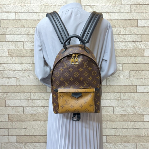 LOUIS VUITTON Brown Monogram Backpack - Picture 2 of 10